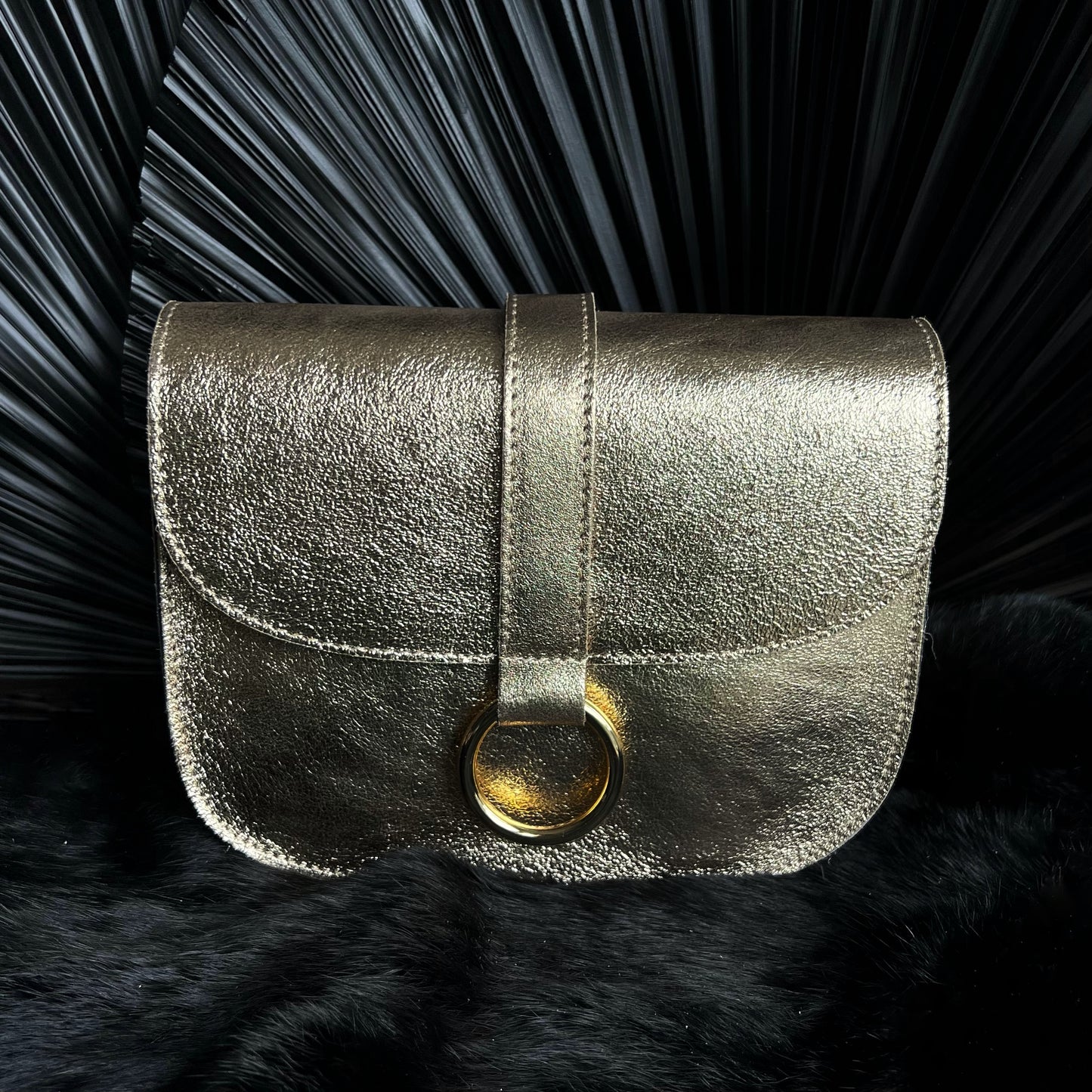 Simone Tas Metallic Goud